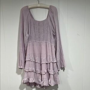 ARULA Purple Long Sleeve Dress
